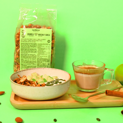 Granola low carb de manzana y canela 250 g Nut&amp;me