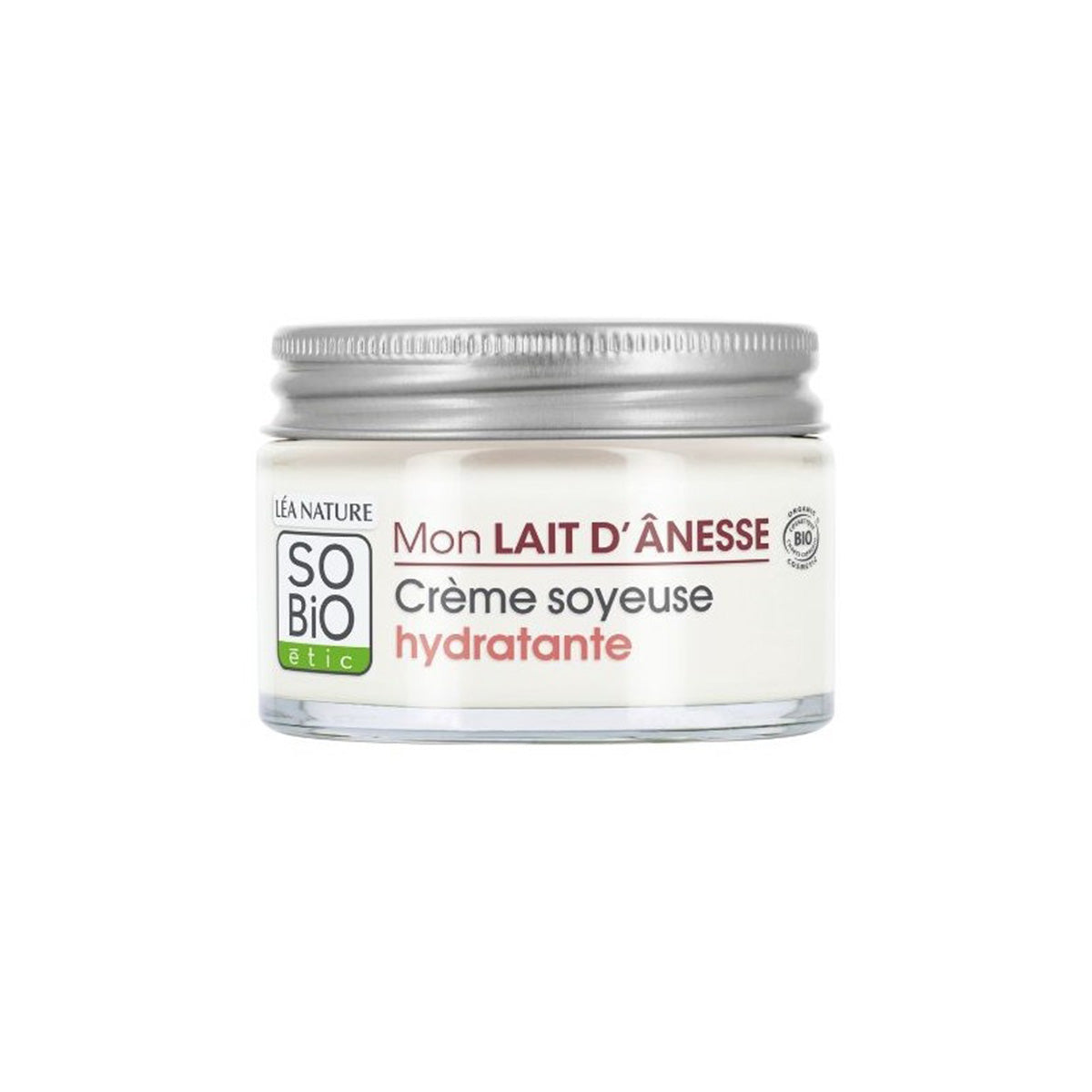 Crema facial hidratante sedosa leche de burra Sobio 50 ml