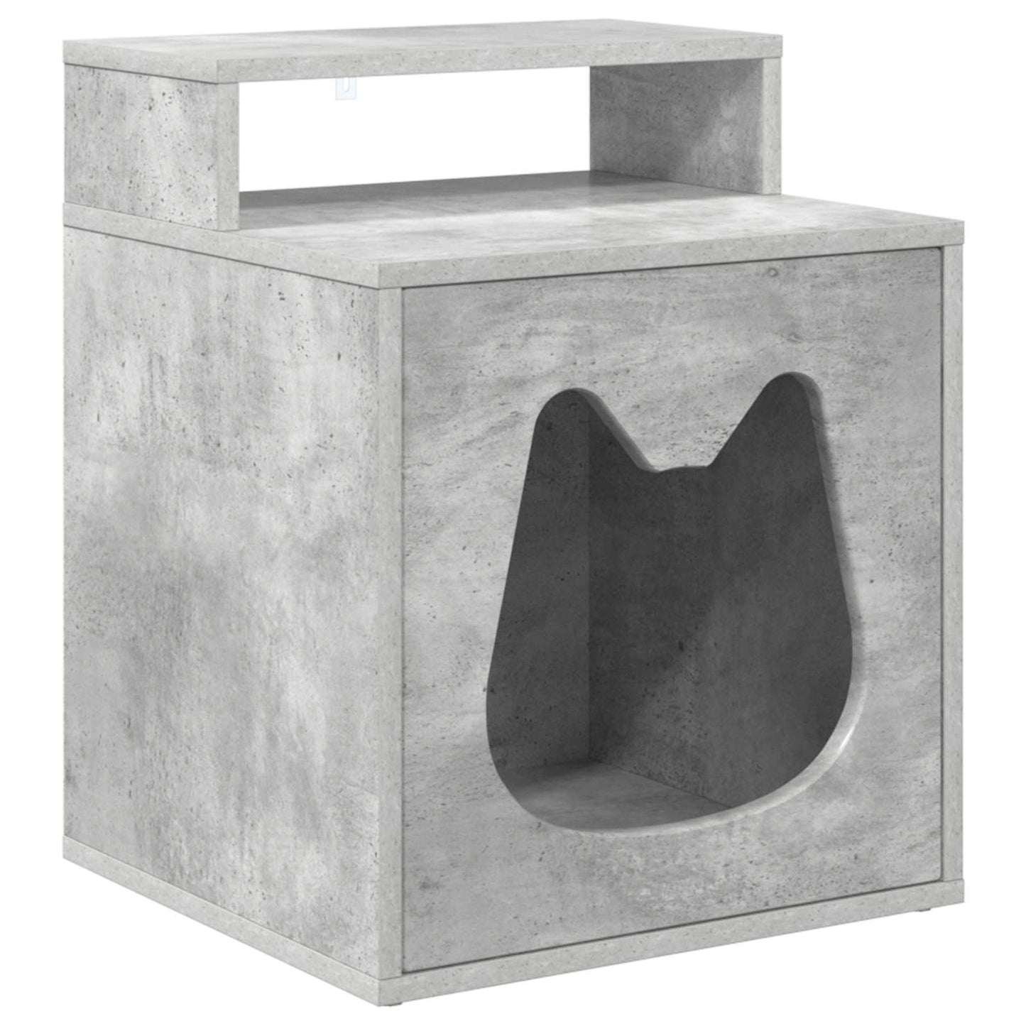 Casa Para Gatos Concreto 42,5 X 40 X 53,5 Cm_0