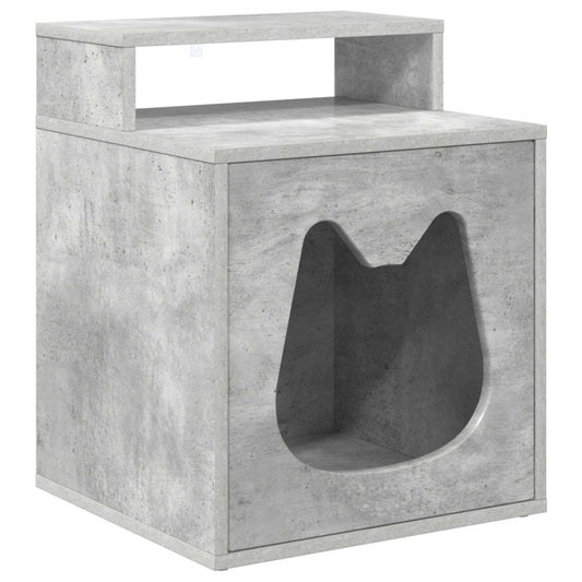 Casa Para Gatos Concreto 42,5 X 40 X 53,5 Cm_0