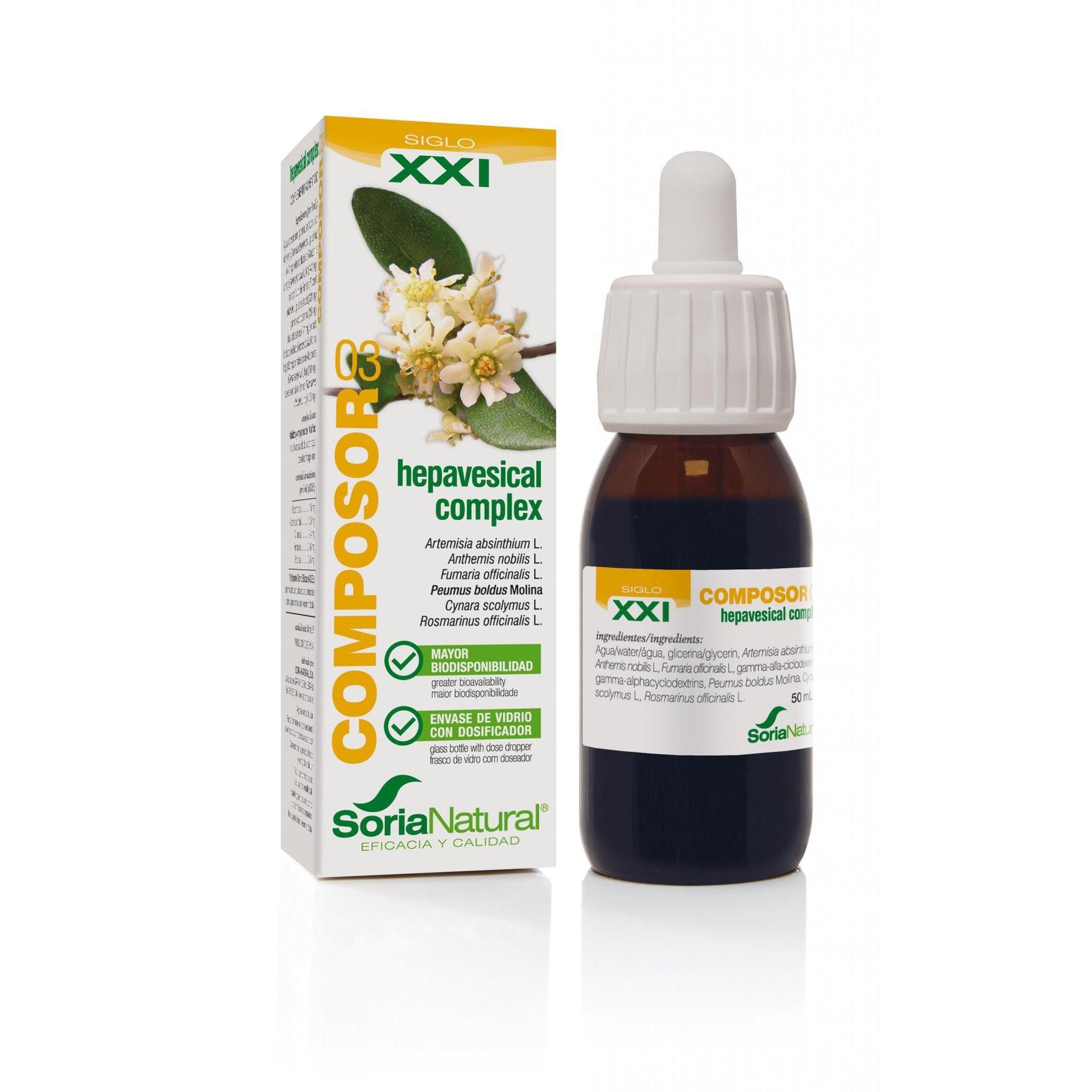 Composor 3 XXI Hepavesical Complex Soria Natural