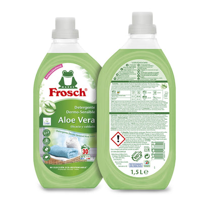Pack 5X Detergente aloe vera, Frosch, 1500 ml