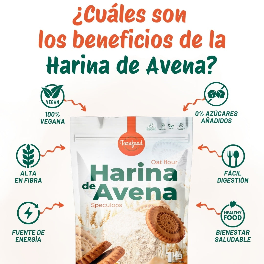Harina De Avena Speculoos (Lotus) Torafood 1kg