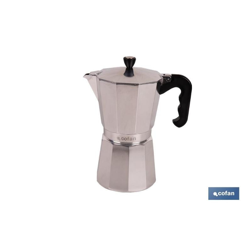 Cafetera Italiana De Aluminio Para Inducción 12 Tazas_0