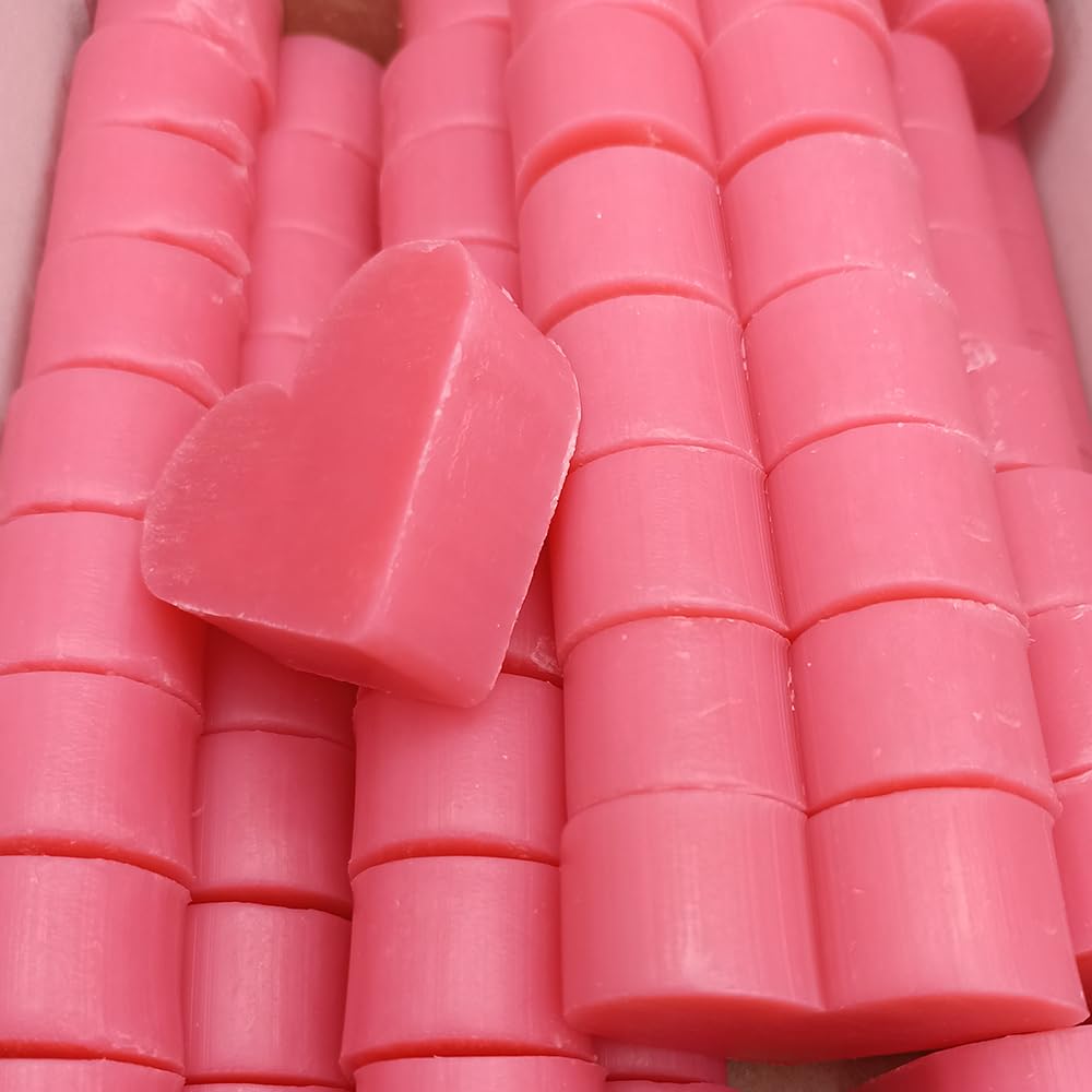100 Jabones Aromáticos Con Forma De Corazón - Detalle Para Invitados De Eventos - Jabón Glicerina Con Aroma A Rosas_0
