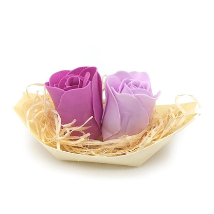 Barca Con Flores Para Regalo Invitados (lavanda) - Rosas De Jabón Para Baño Aromático. Detalle Original Para Eventos_2
