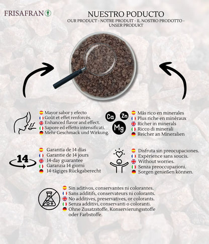 Sal Negra Del Himalaya Gruesa - Calidad Y Sabor | Frisafran 500 G_3