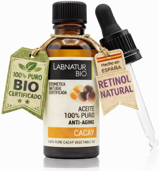 Aceite de Cacay 100% Puro Labnatur Bio 30 ml | Antioxidante y Anti-Aging | Rostro, Cuerpo y Cabello | Vegano_0