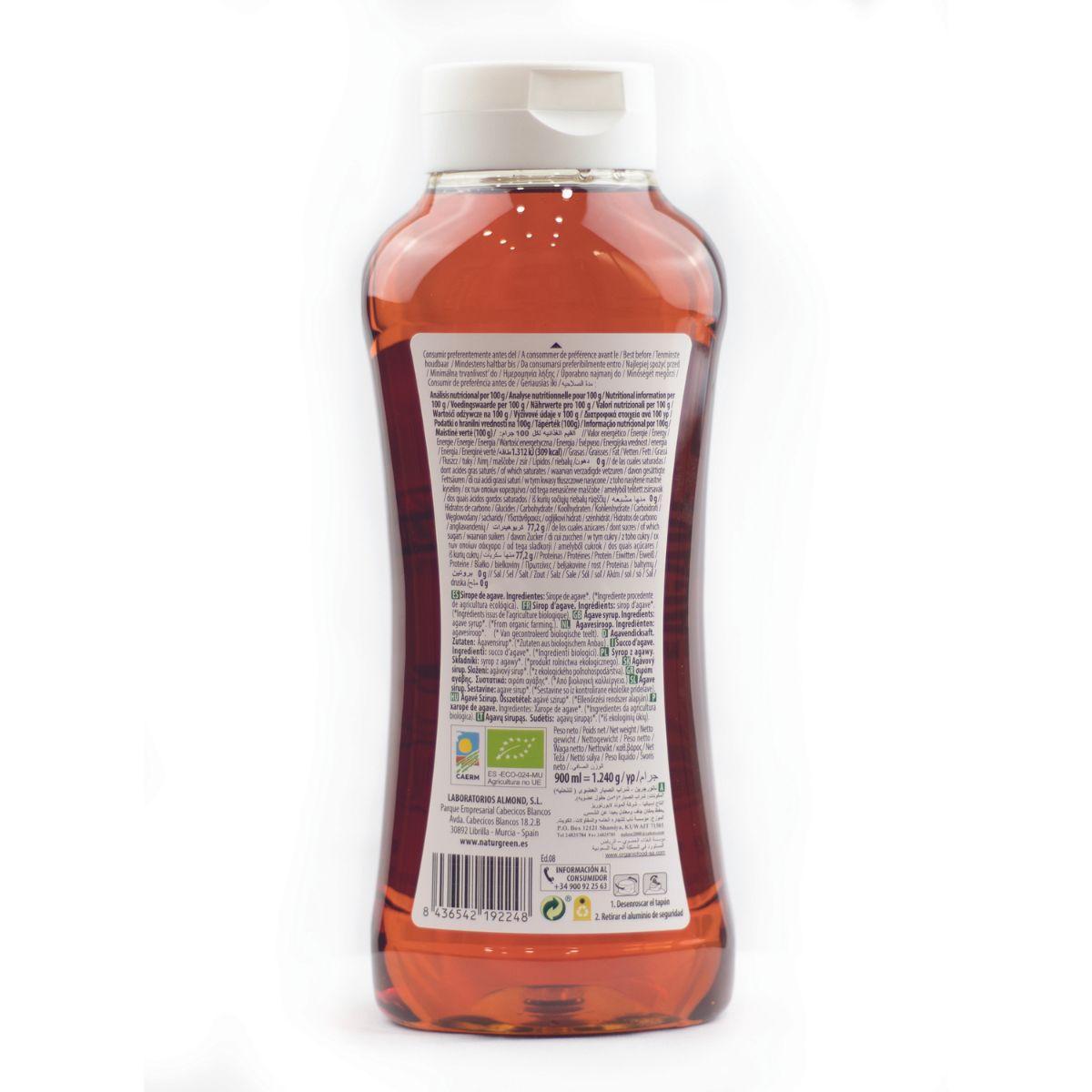 Pack 2 uds Sirope de Ágave Premium Naturgreen 2 uds de 900 gr