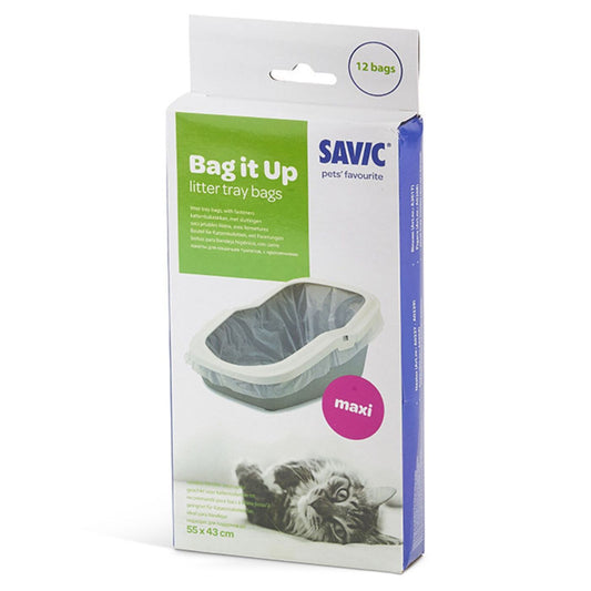 Savic 12 Bolsas Higienicas Para Arenero Extra Grande 55x43cm_0