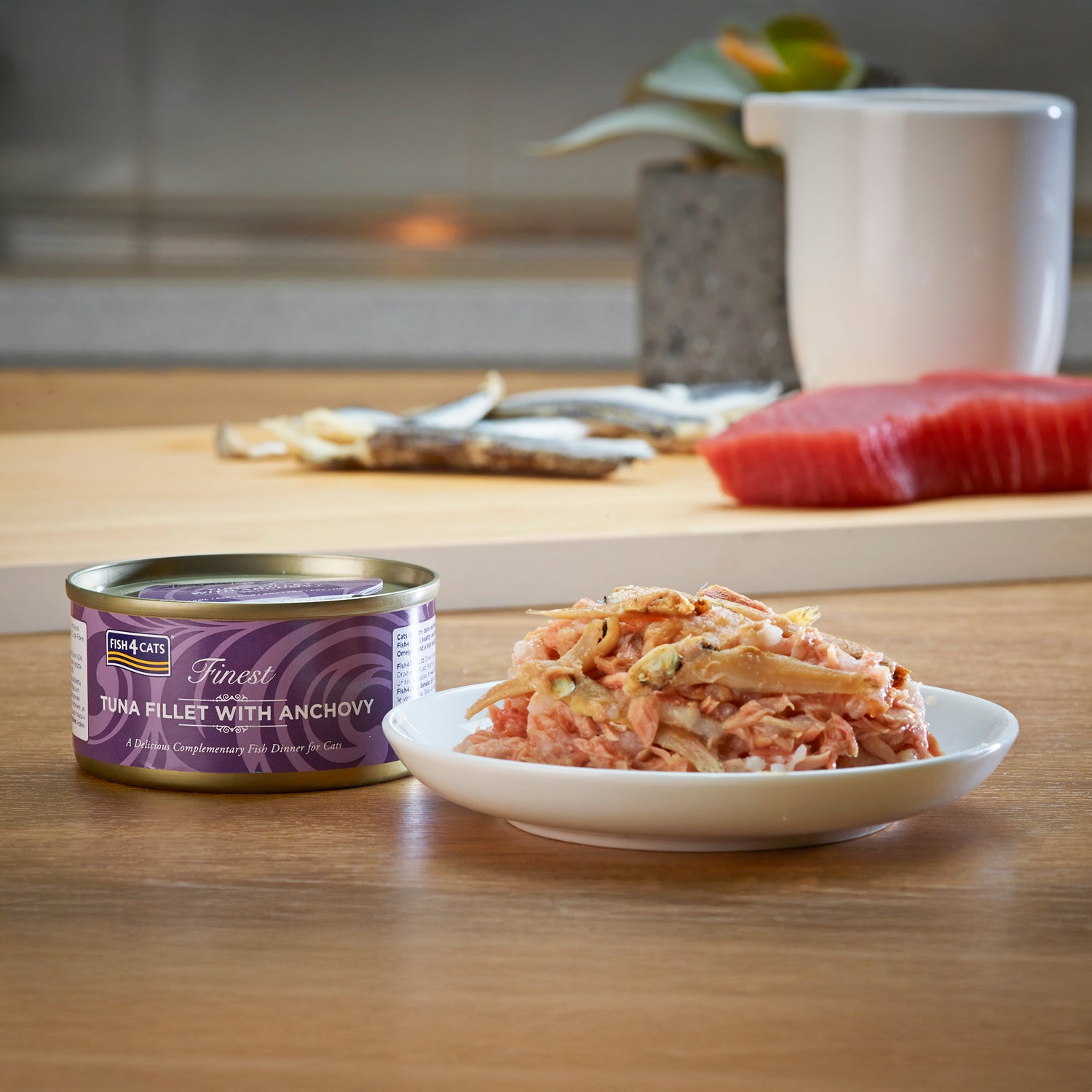 Fish4cats Filete Para Gato – Atún Con Anchoas 70 G (pack De 10)_2