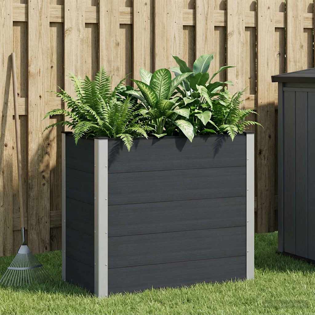 Arriate Elevado Negro 100 X 50 X 91 Cm_1