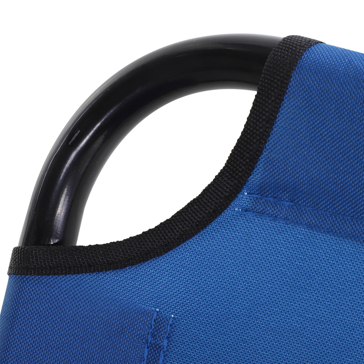 Outsunny Tumbona Plegable Reclinable Ajustable De 5 Posiciones 188x56x28cm Azul_3