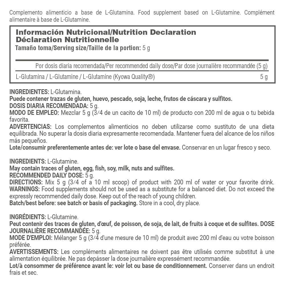 Glutamina Kyowa® - 300g - Neutro - Ayuda A Reparar Las Células Desp - Masmusculo_5