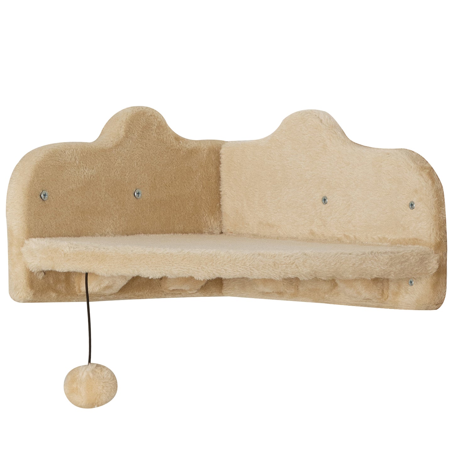 Pawhut Juego De Estanterías Para Gatos De 4 Piezas De Pared Beige_4