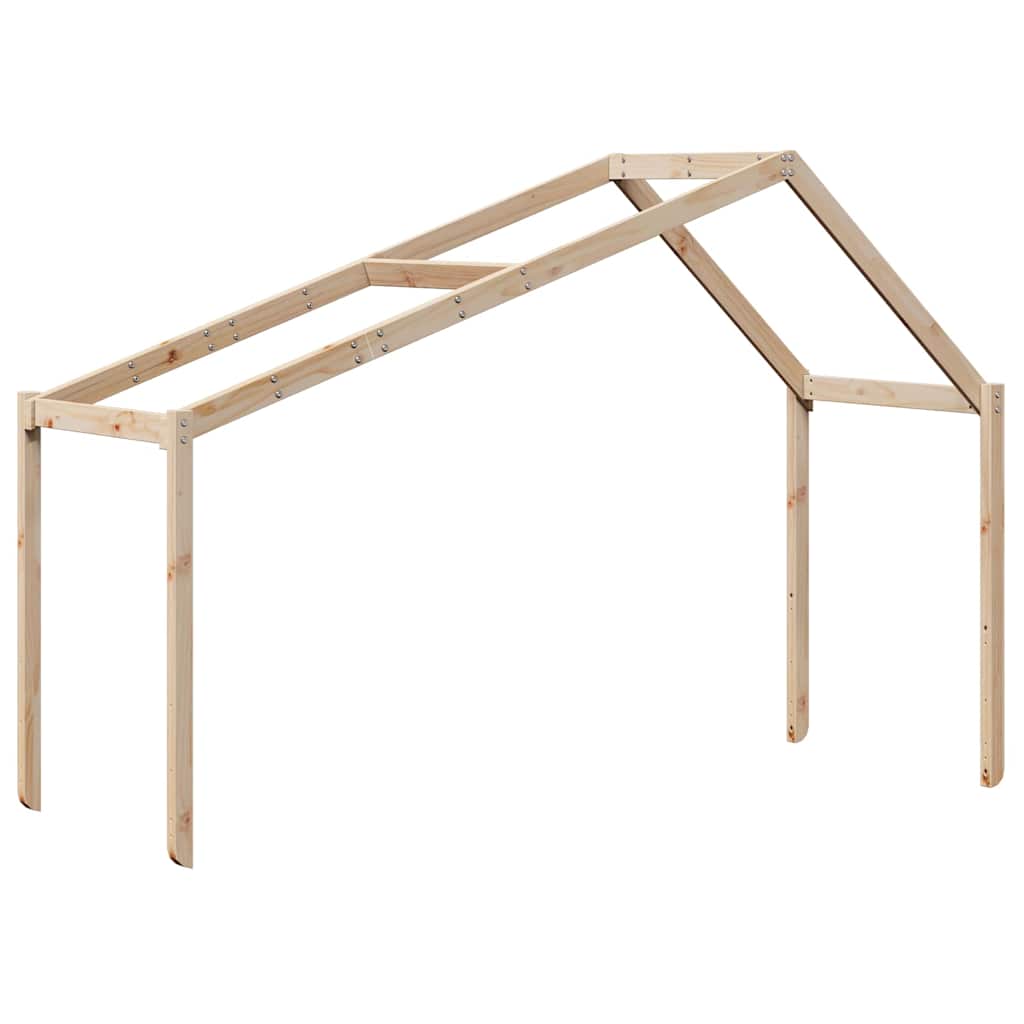 Techo De Cama Infantil Madera Maciza Pino 213x85,5x144,5 Cm_0