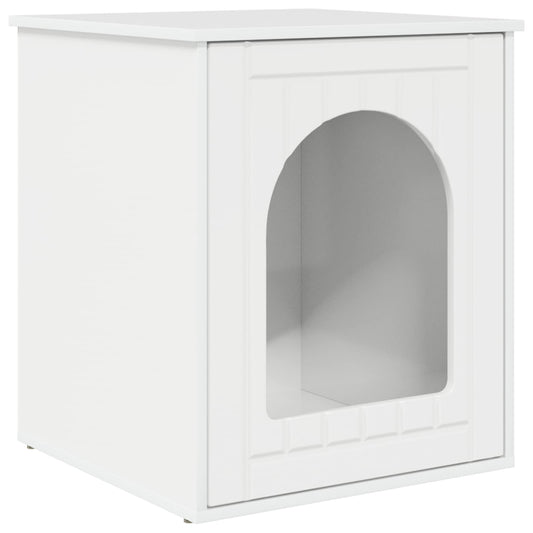 Casa Para Gatos Brillante 53 X 52 X 62 Cm Madera De Ingeniería_0