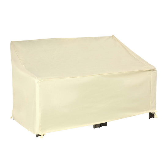 Funda Protectora Para Banco De 2 Plazas Outsunny 140x84x56 / 94 Cm Crema_0
