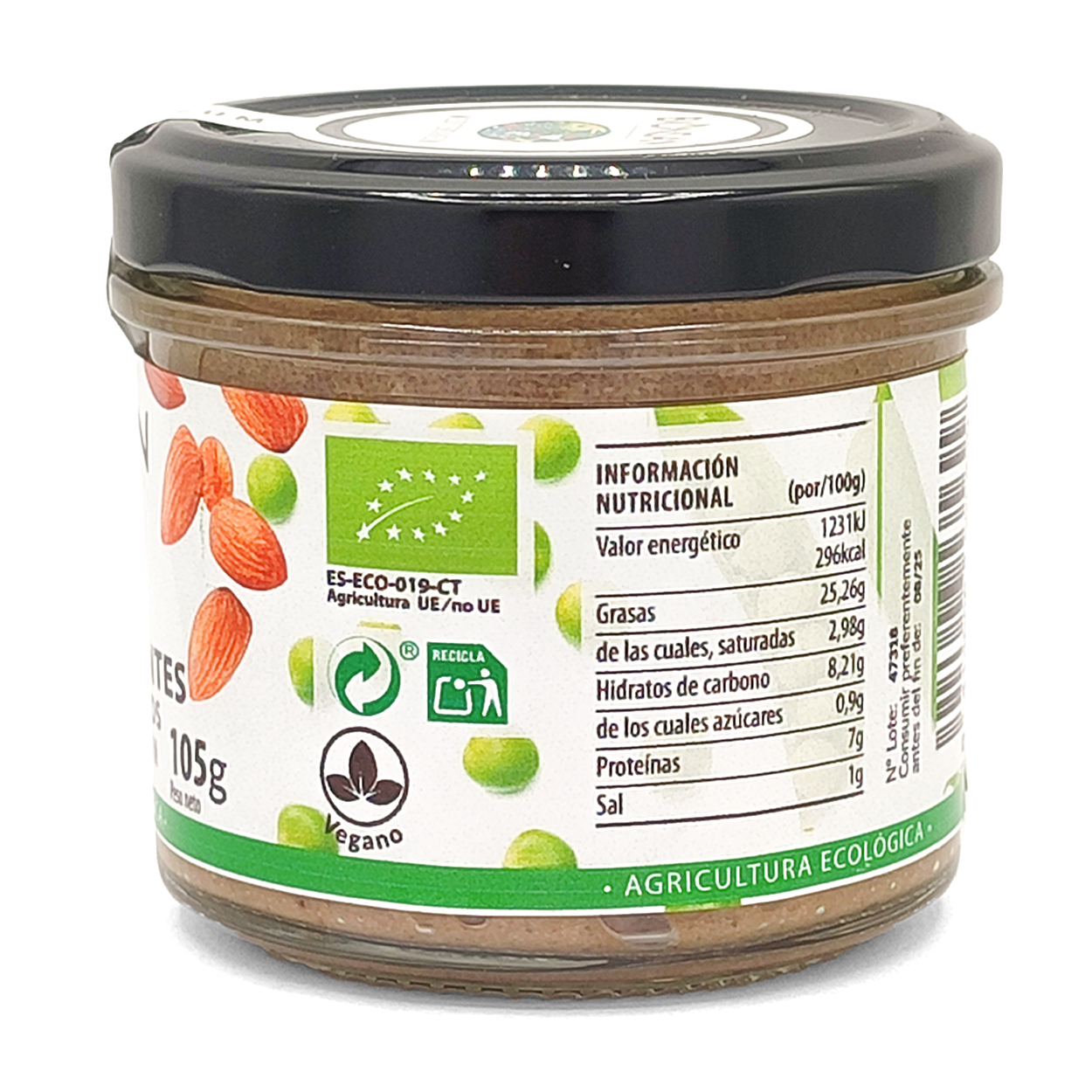 Paté De Guisantes Con Frutos Secos Eco Bionsan 105gr_2