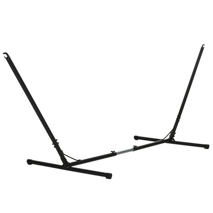 Outsunny Soporte Para Hamaca Jardín Ajustable Estructura De Metal_0