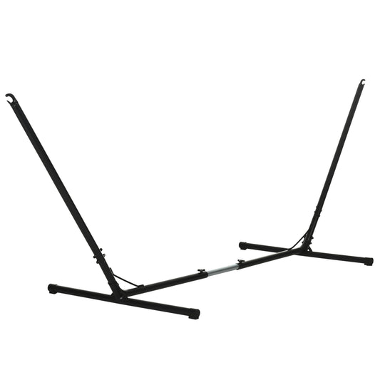 Outsunny Soporte Para Hamaca Jardín Ajustable Estructura De Metal_0