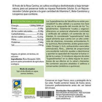 Rosa mosqueta en polvo BIO Salud Viva 250 g