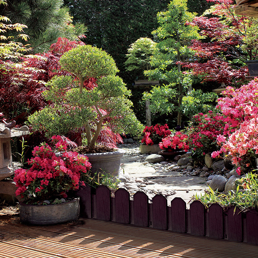 Bordura De Jardin Sierra Border 0,20x0,80 M Marron Nortene_2