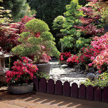 Bordura De Jardin Sierra Border 0,20x0,80 M Marron Nortene_2