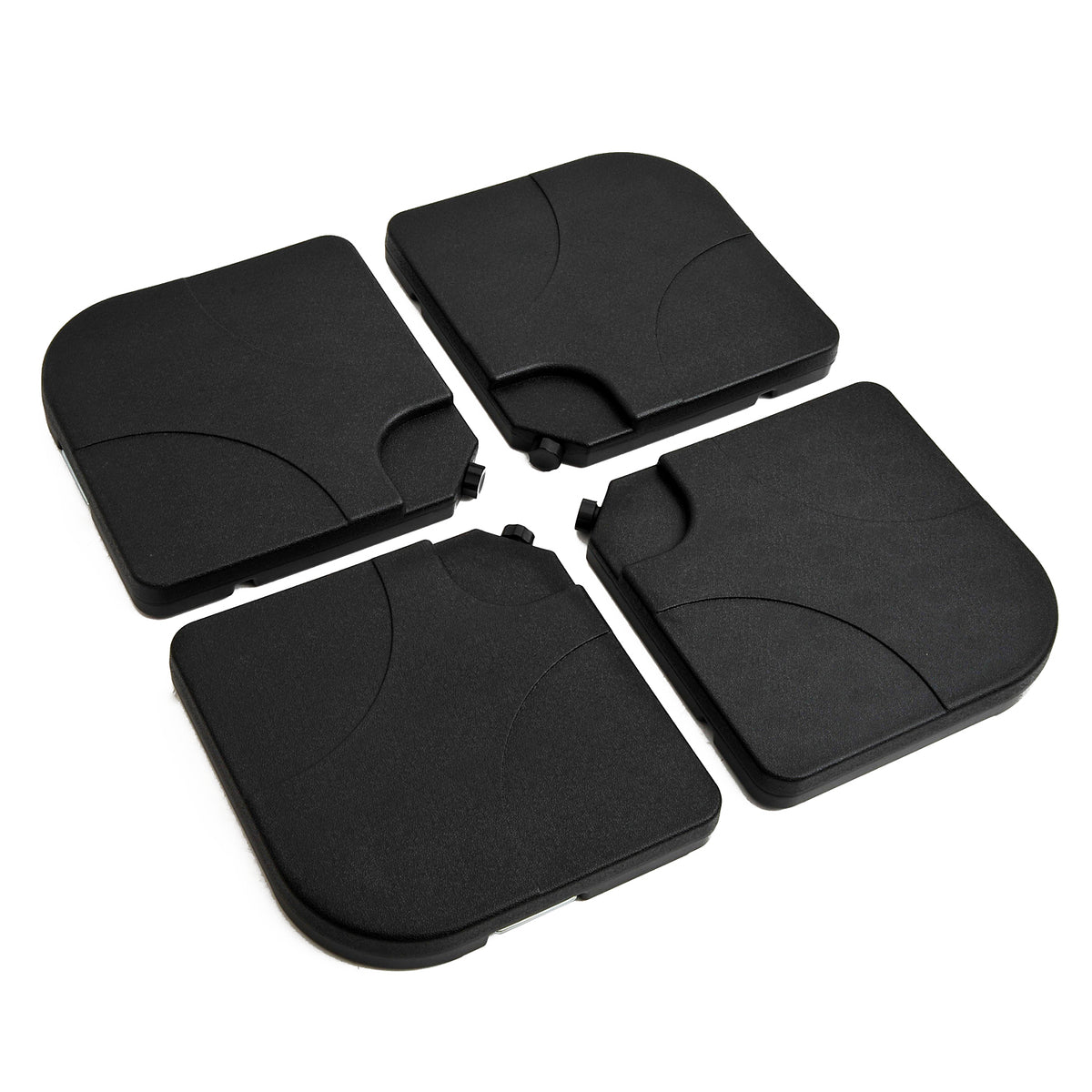 Outsunny Base Soporte De Sombrilla Pie Para Parasol Negro_0