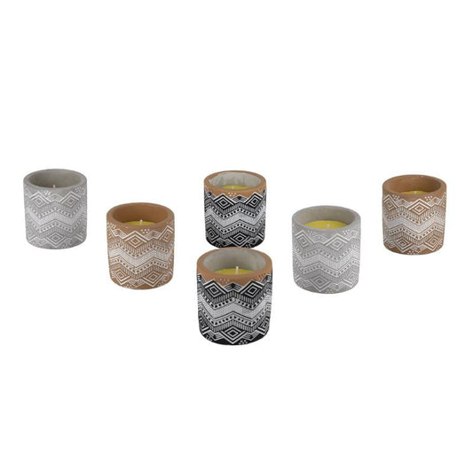 Vela Aromática De Citronela Maceta Decorada 170 G_0