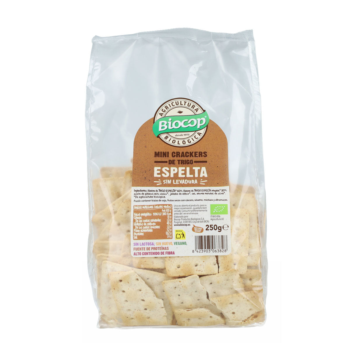 Mini Crackers de Trigo de Espelta Biocop 250 g