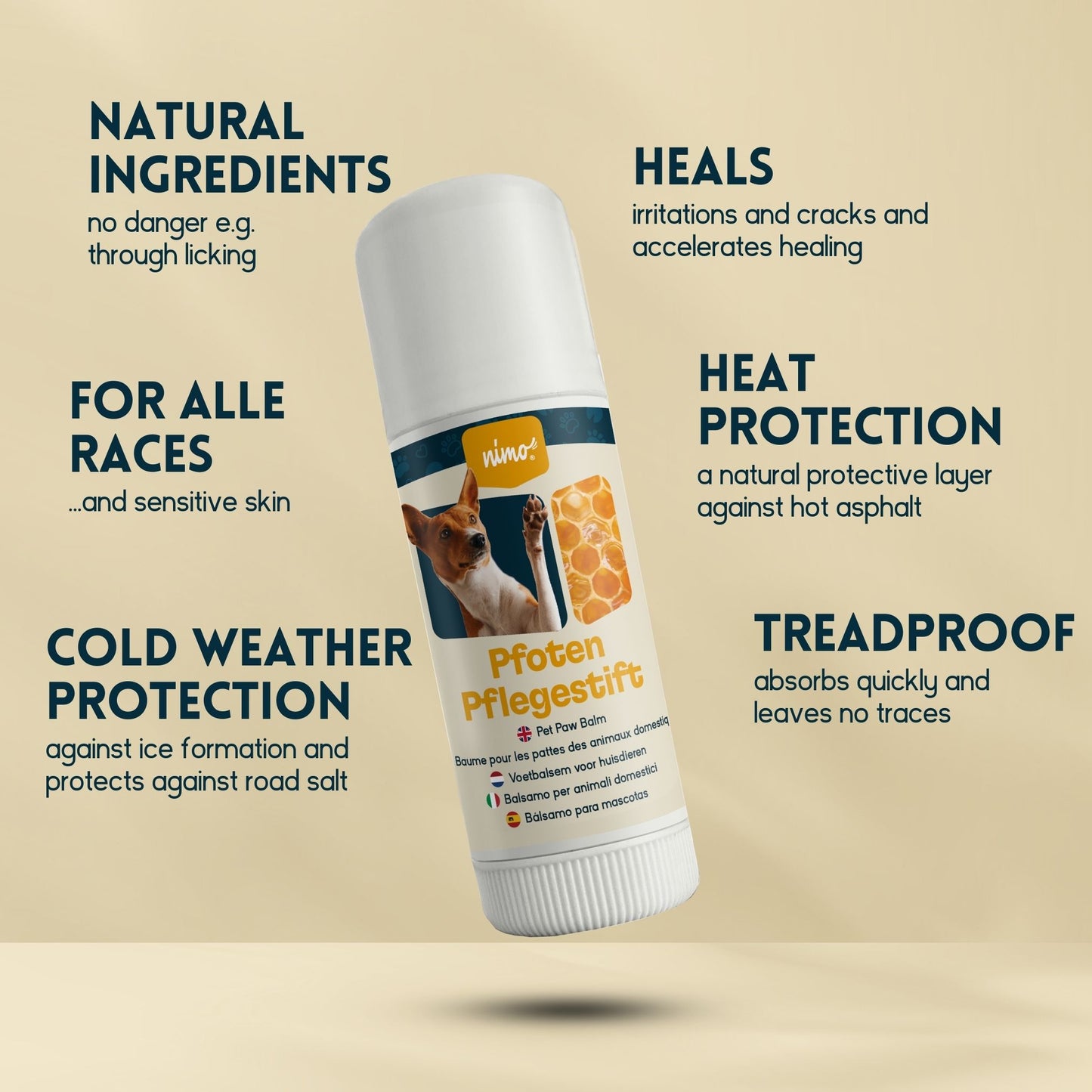 Bálsamo Para Las Patas De Las Mascotas - Nimo - 40 Ml_2