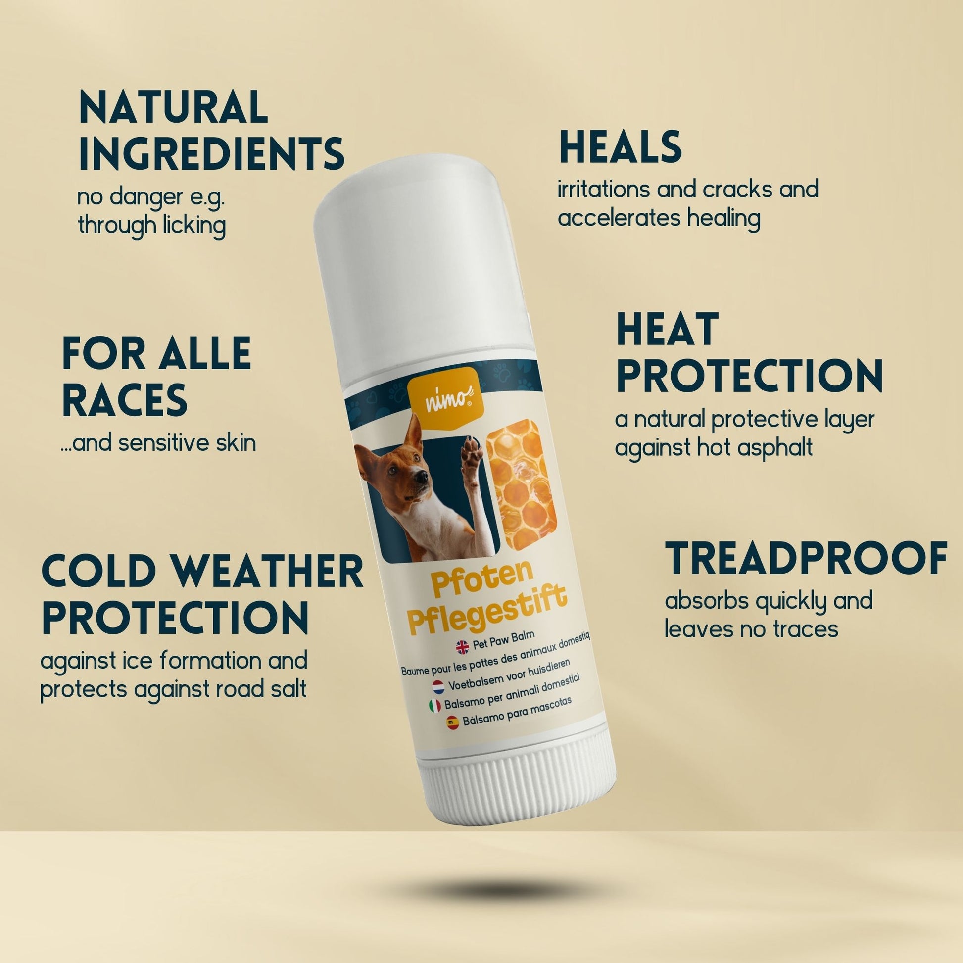 Bálsamo Para Las Patas De Las Mascotas - Nimo - 40 Ml_2