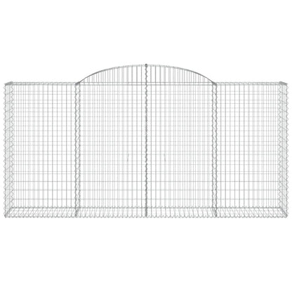 Cestas De Gaviones 8 Uds Forma De Arco Hierro 300x50x140/160 Cm_3