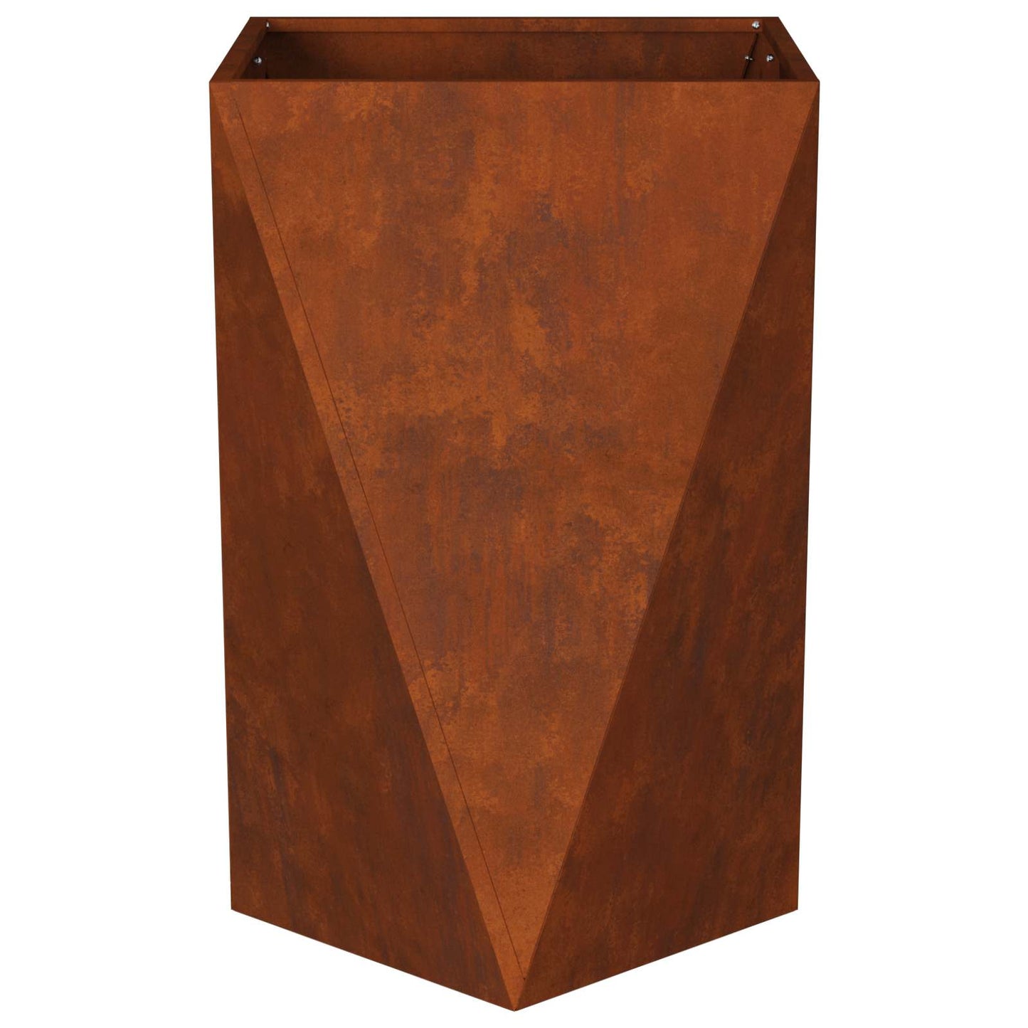 Jardinera Oxidado 50 X 50 X 75 Cm Acero Autopatinable_5