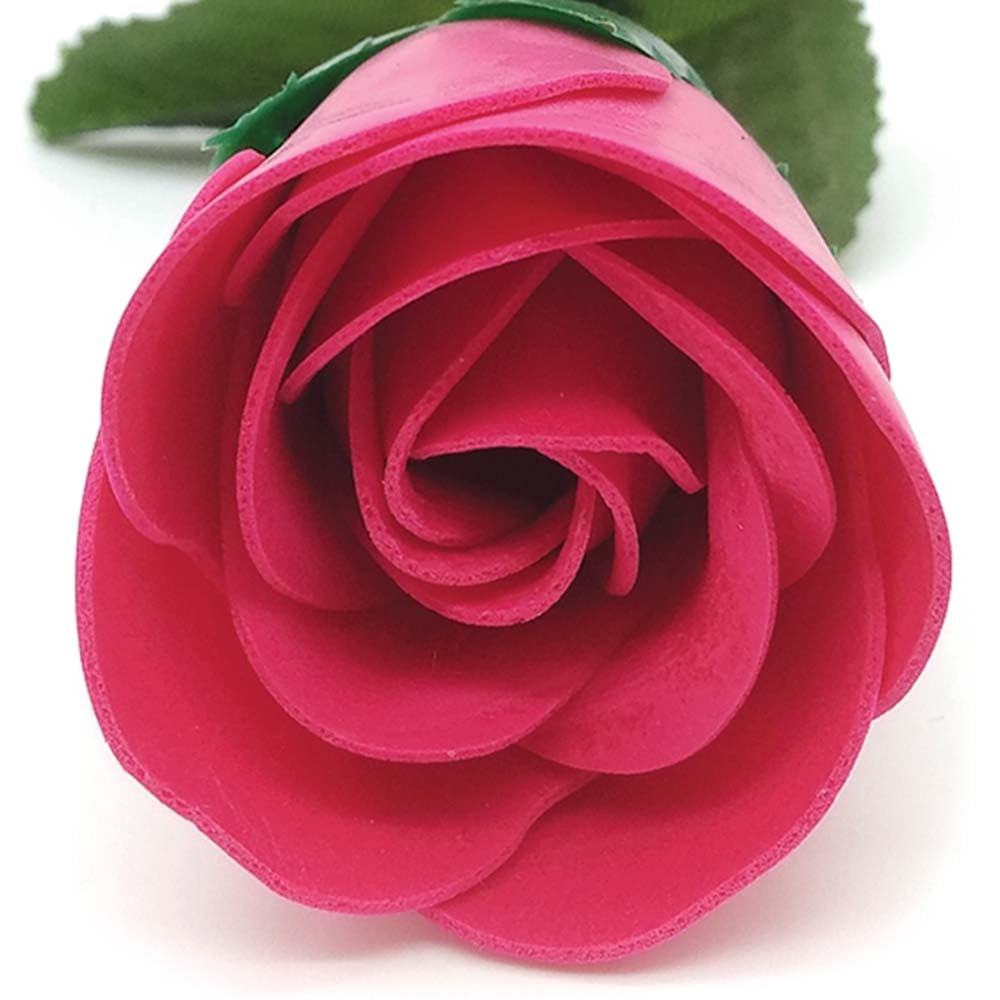 3 Rosas Con Pétalos De Jabón Aromático Para Baño Relax (fucsia) - Regalo Original Para Días Especiales - Aroma Atalcado_4