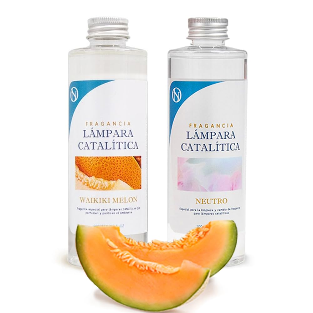 Pack Ahorro 2x Fragancias Lámpara Catalítica: 1 Aroma Waikiki Melon 500ml + Limpiador Neutro 200ml_0