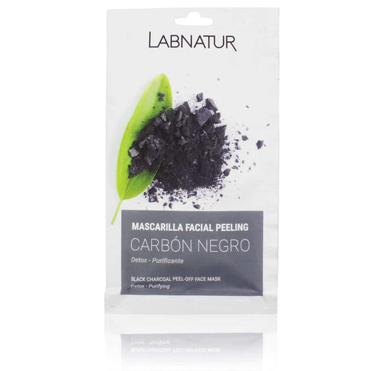 Mascarilla Facial Peel Off de Carbón Negro Labnatur 10 ml | Puntos Negros | Limpieza Profunda | Purificante | Vegano_0