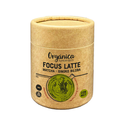 Focus Latte Bio -ginkgo Matcha- 100g - Orgánica Superfoods_0