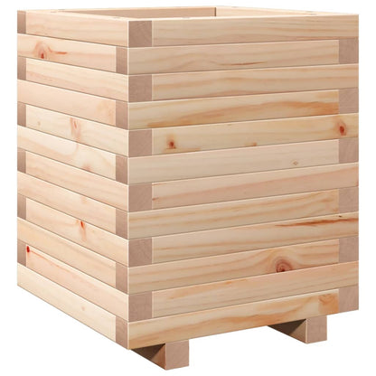 Jardinera Madera Maciza De Pino 40x40x49,5 Cm_0