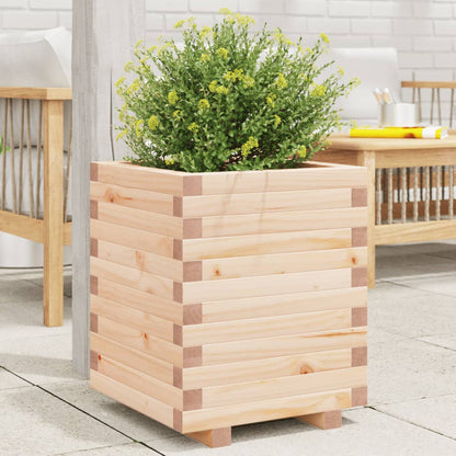 Jardinera Madera Maciza De Pino 40x40x49,5 Cm_1