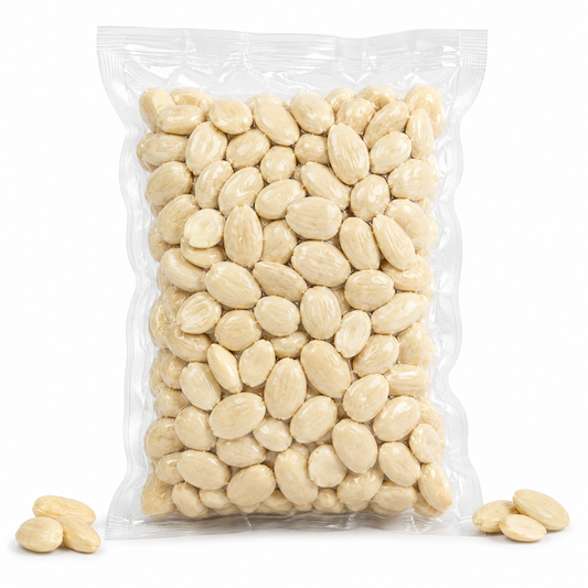 Almendras Peladas Queen Marcona Bio - Envasadas Al Vacío - 800 G | Fruto Seco Premium, Snack Vegano Natural_0
