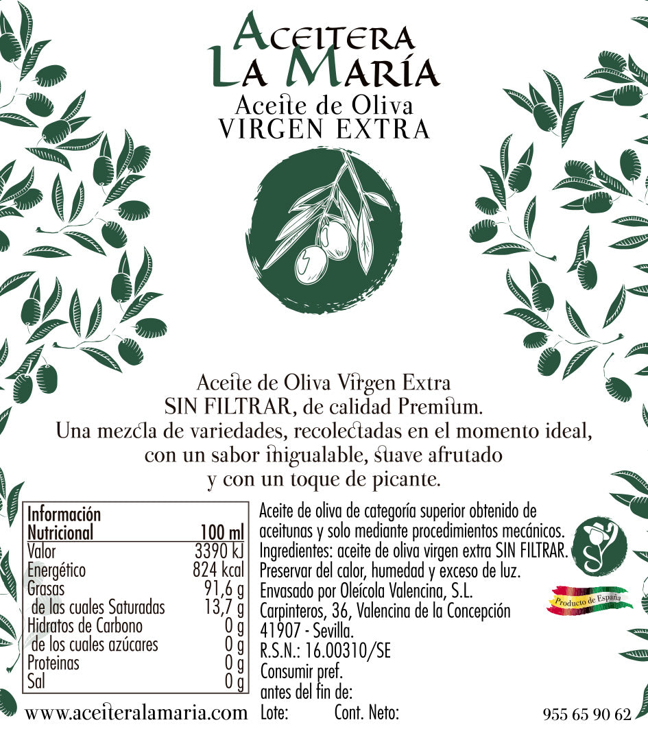 Aceite De Oliva Virgen Extra 3 L Pet Cosecha 2025-2026_2