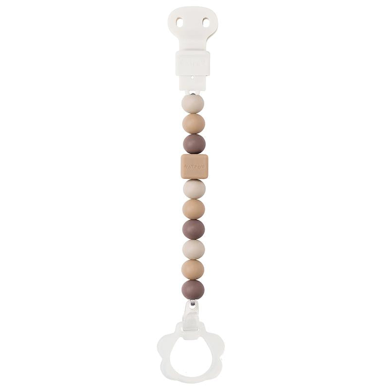 Pinza chupete  (con clip de chupete) Doukidou Azul-Blanco