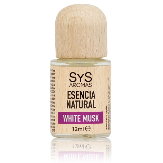 Esencia Natural White Musk SYS Aromas 12 ml | Aroma Floral y Fresco | Para Quemadores y Humidificadores_0