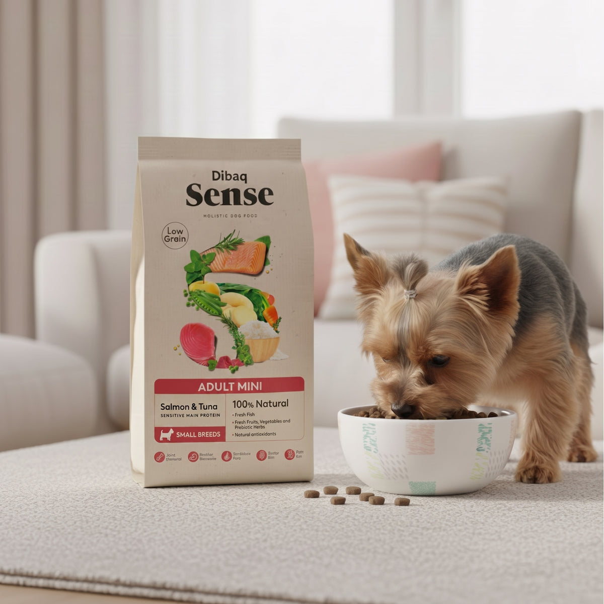 Dibaq Sense Low Grain Adulto Mini Salmón Y Atún 2 Kg_4