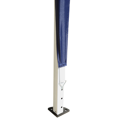 Outsunny Carpa Plegable 3x3 M Con Altura Ajustable Y Bolsa De Transporte Azul_3