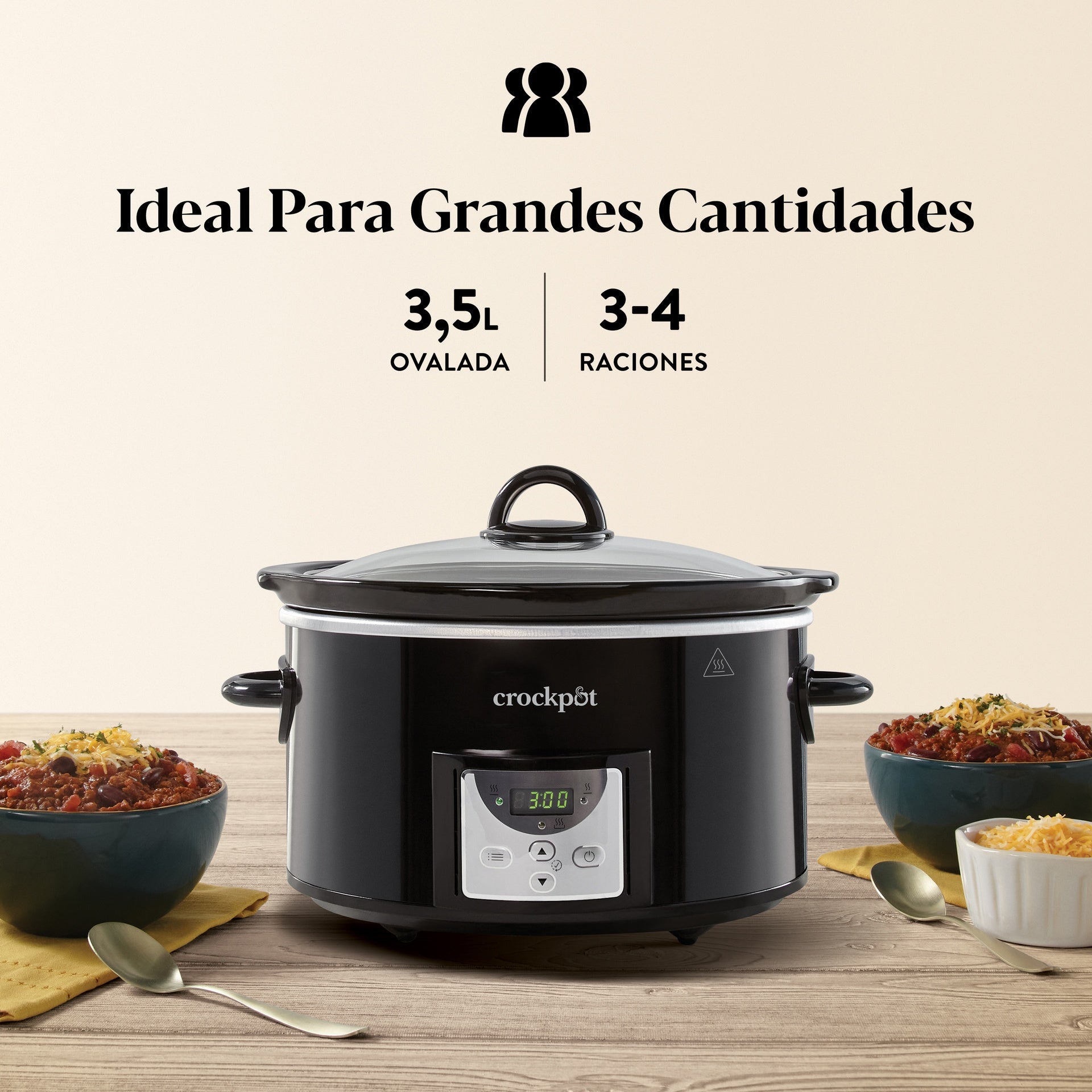 Crockpot olla cocción lenta 3,5 L CSC113X (Reacondicionado)