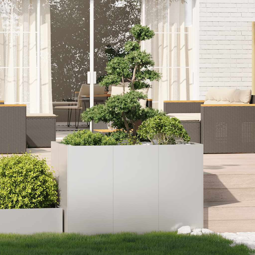 Jardinera 120x80x80 Cm Acero Inoxidable_2