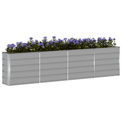 Jardinera Gris Claro 320 X 40 X 75 Cm Acero_2